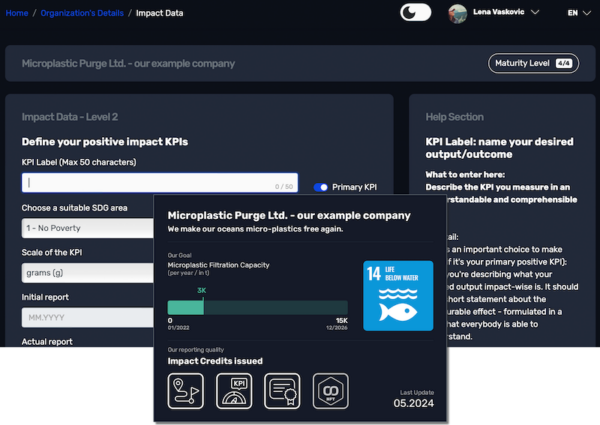 Impact Assessment Form & Badge Impact Assessment Form & Badge